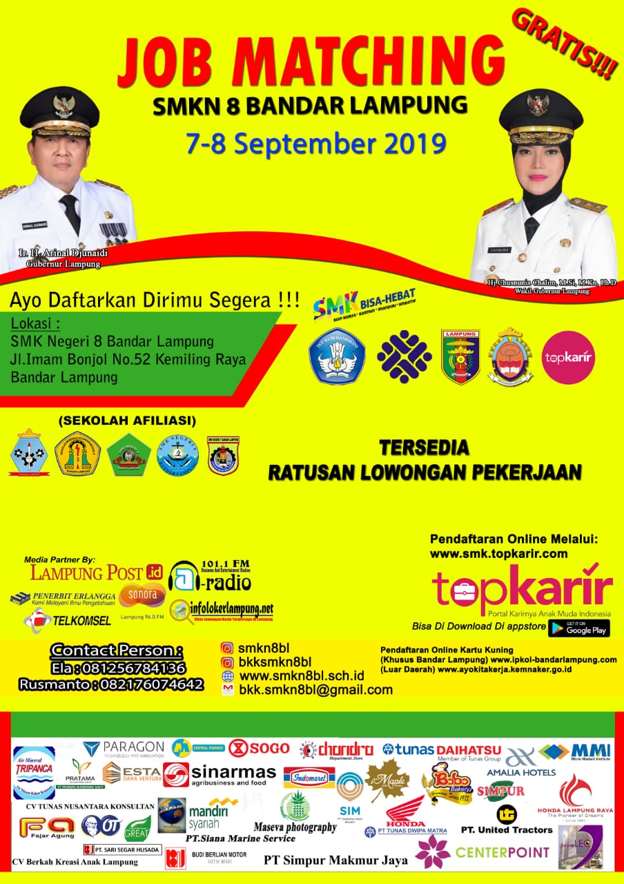 Job Fair SMK Negeri 8 Bandar Lampung 